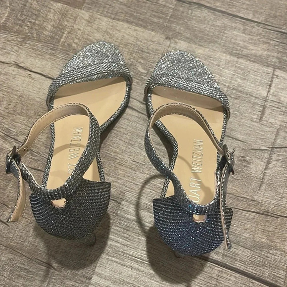 NWOB!! Stuart Weitzman - Nunakedstraight Strap Sandal Mid Heel Sandals - 4.5B - Picture 6 of 8